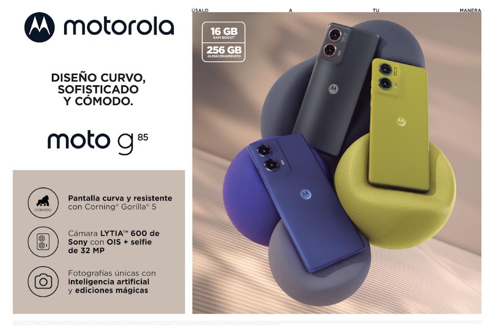 moto g85 5G llega a colombia de manera oficial